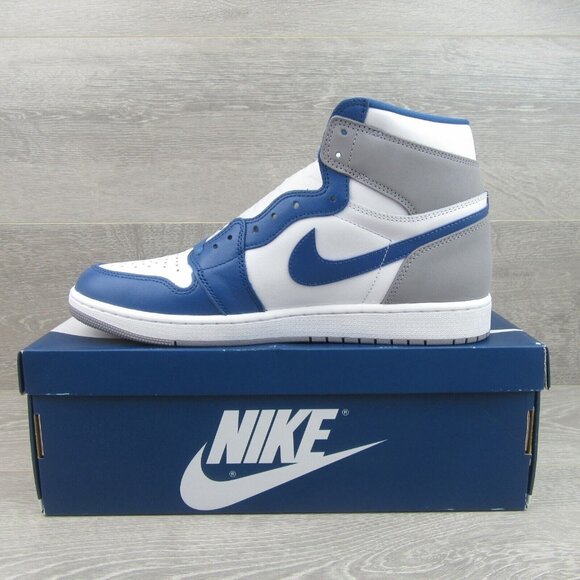 Air Jordan 1 Retro High OG True Blue Mens Size 12 Shoes NEW - Picture 3 of 15